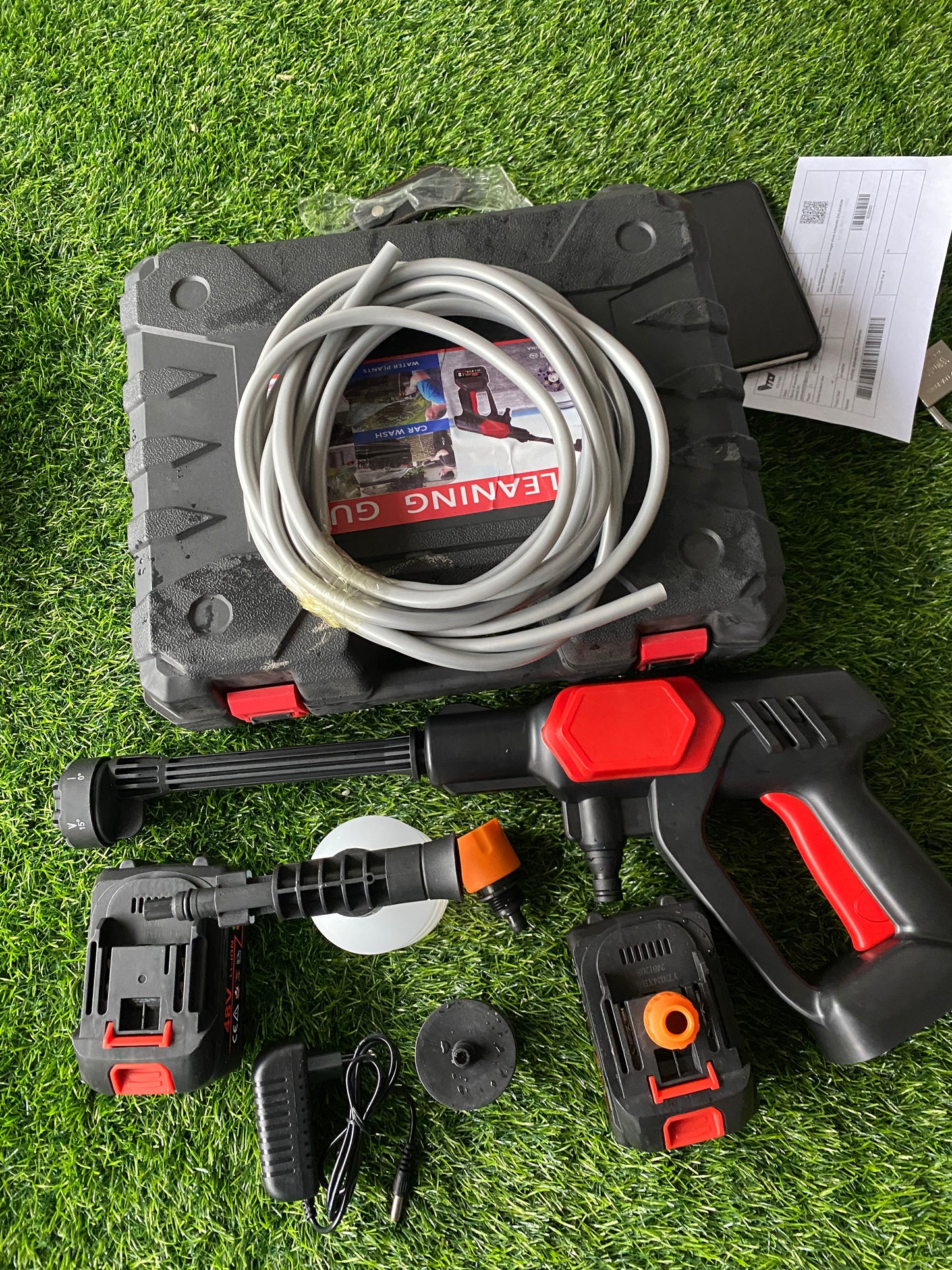 48V High Pressure Car Washer with 6 in 1 multi-function nozzle