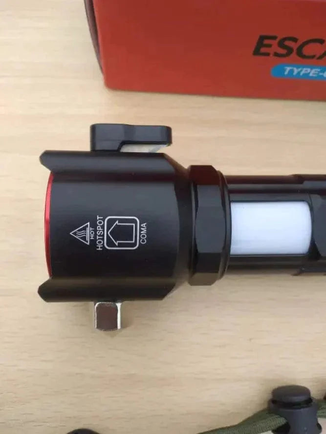 ABD super Powerful 2-in-1 Flashlight Powerful Torch 1KM Range