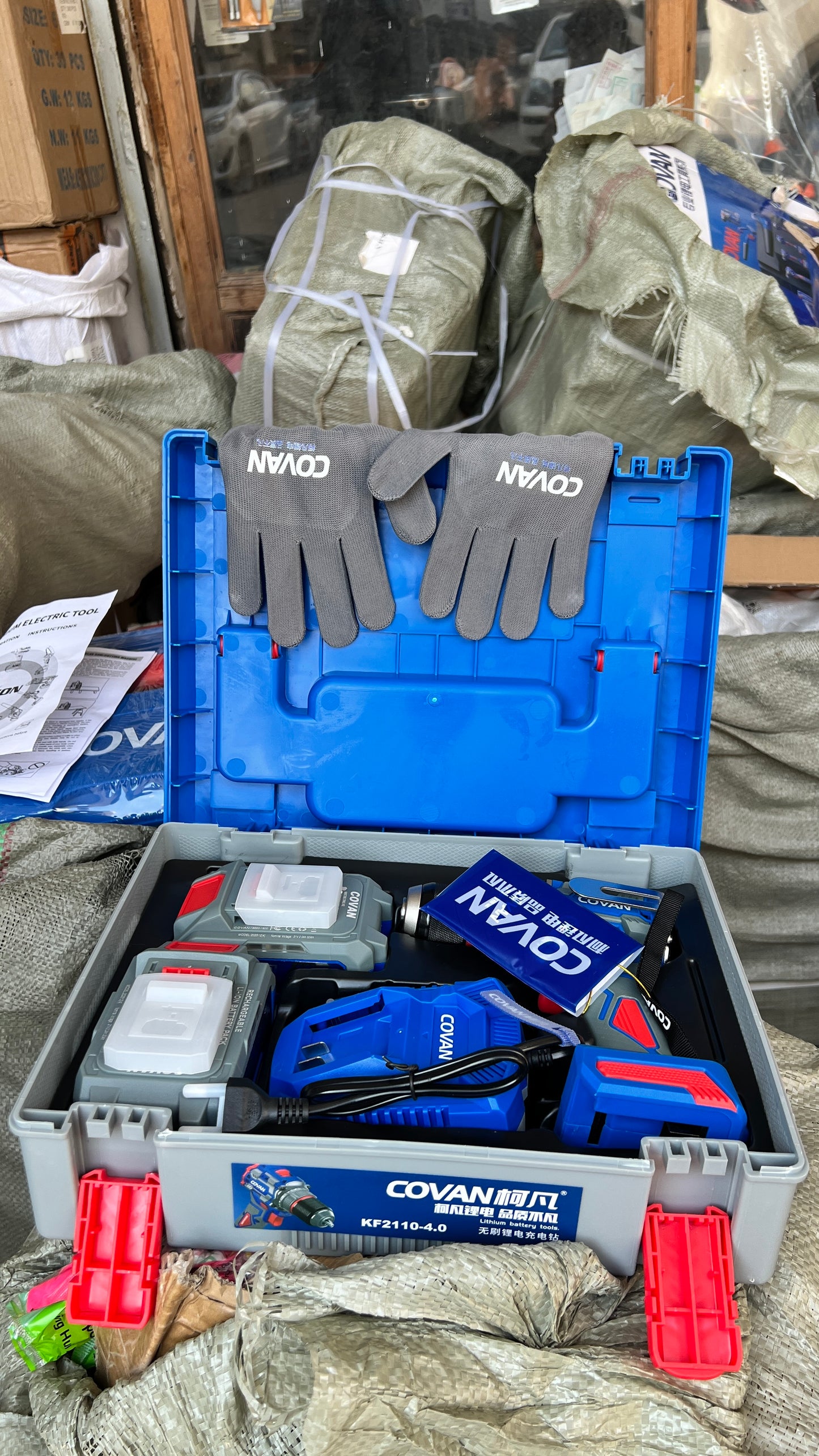 🔧 Covan Rechargeable Drill – Powerful 128V Heavy Duty