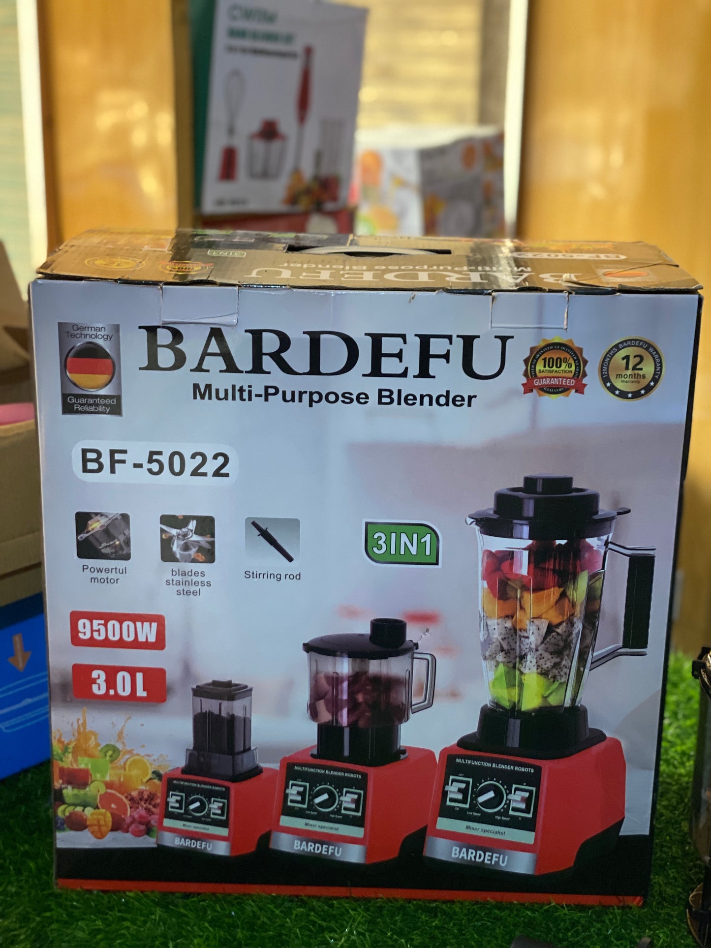 German Lot Imported Bardefu Multi Purpose Blender BF-5022