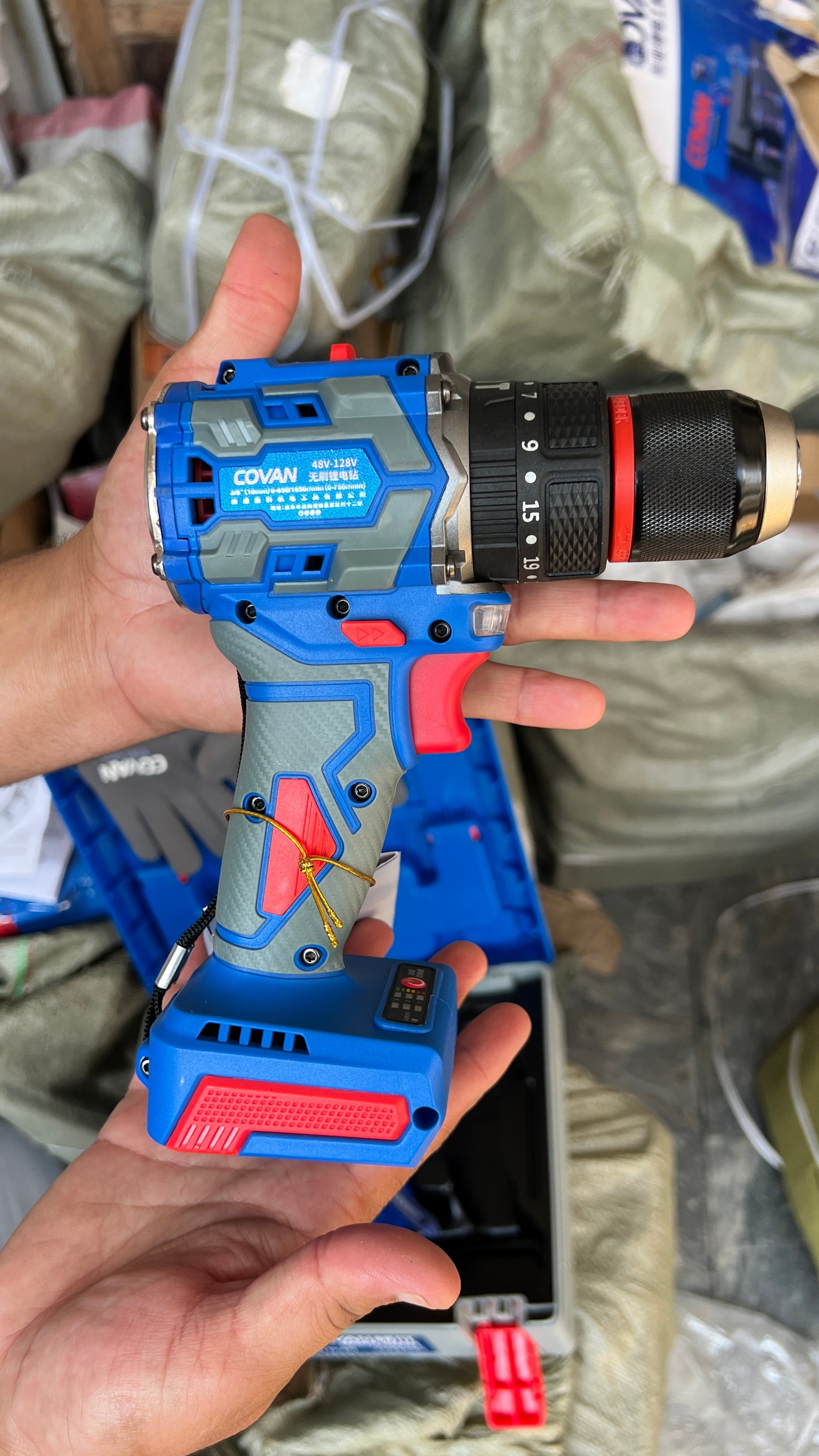 🔧 Covan Rechargeable Drill – Powerful 128V Heavy Duty