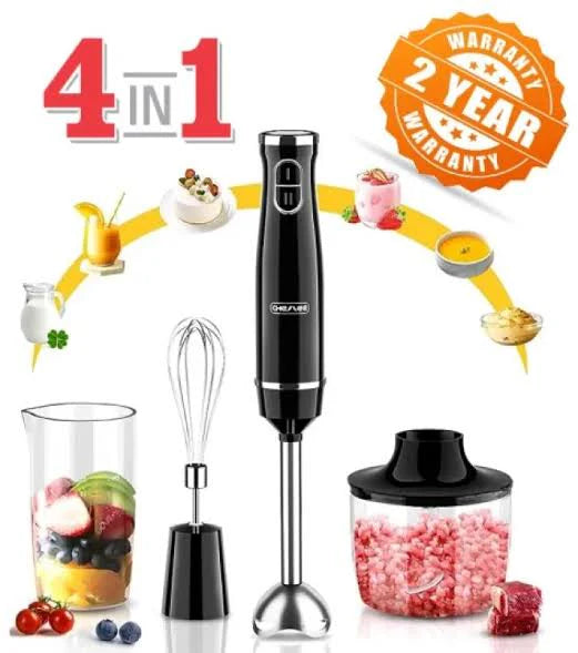 amazon lott imported high quality 4 in 1 hand blender set .