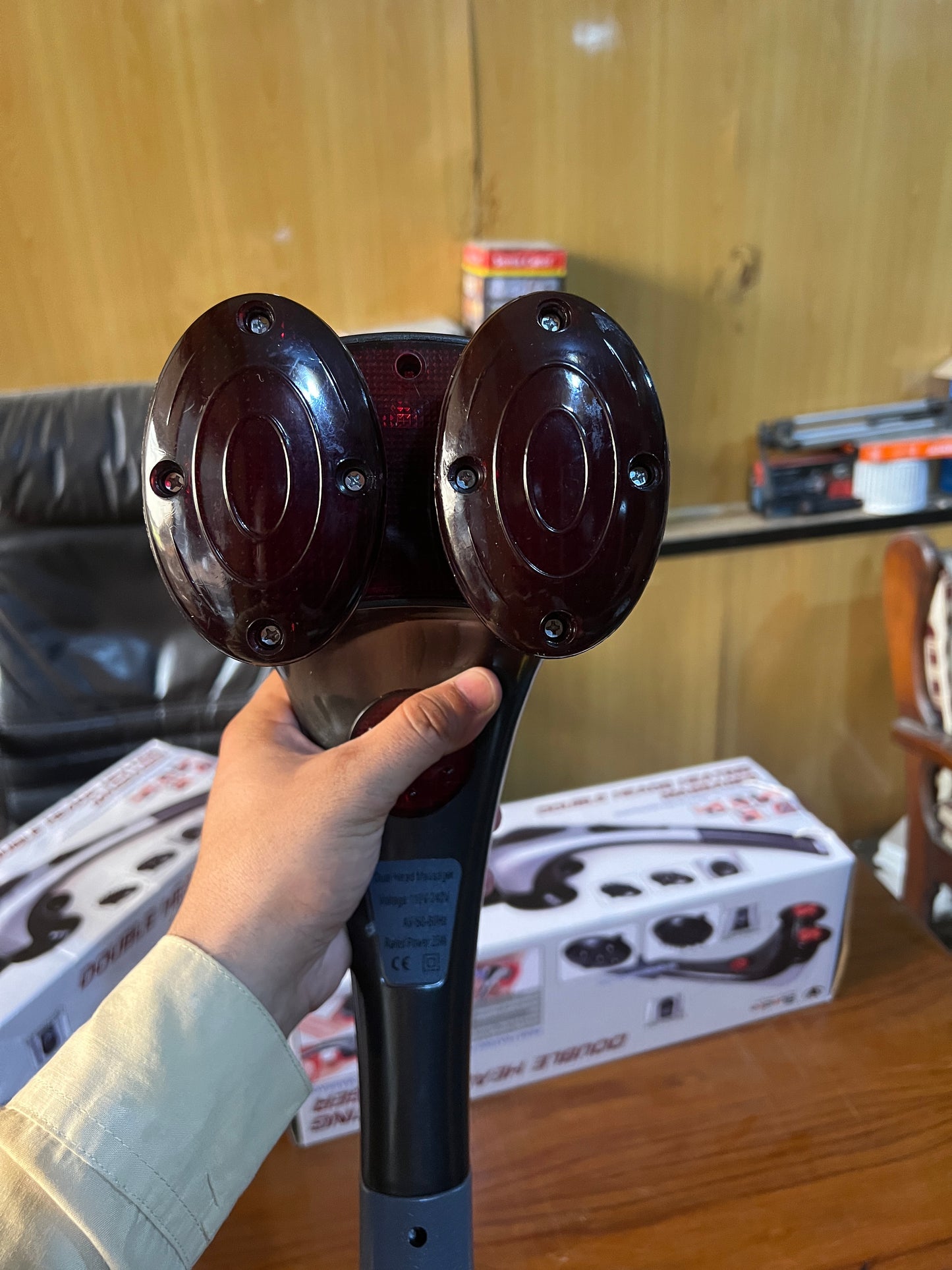 Double Head Full Body Massager Best Quality -  Full Body Hand Held Double Headed Massage Machine