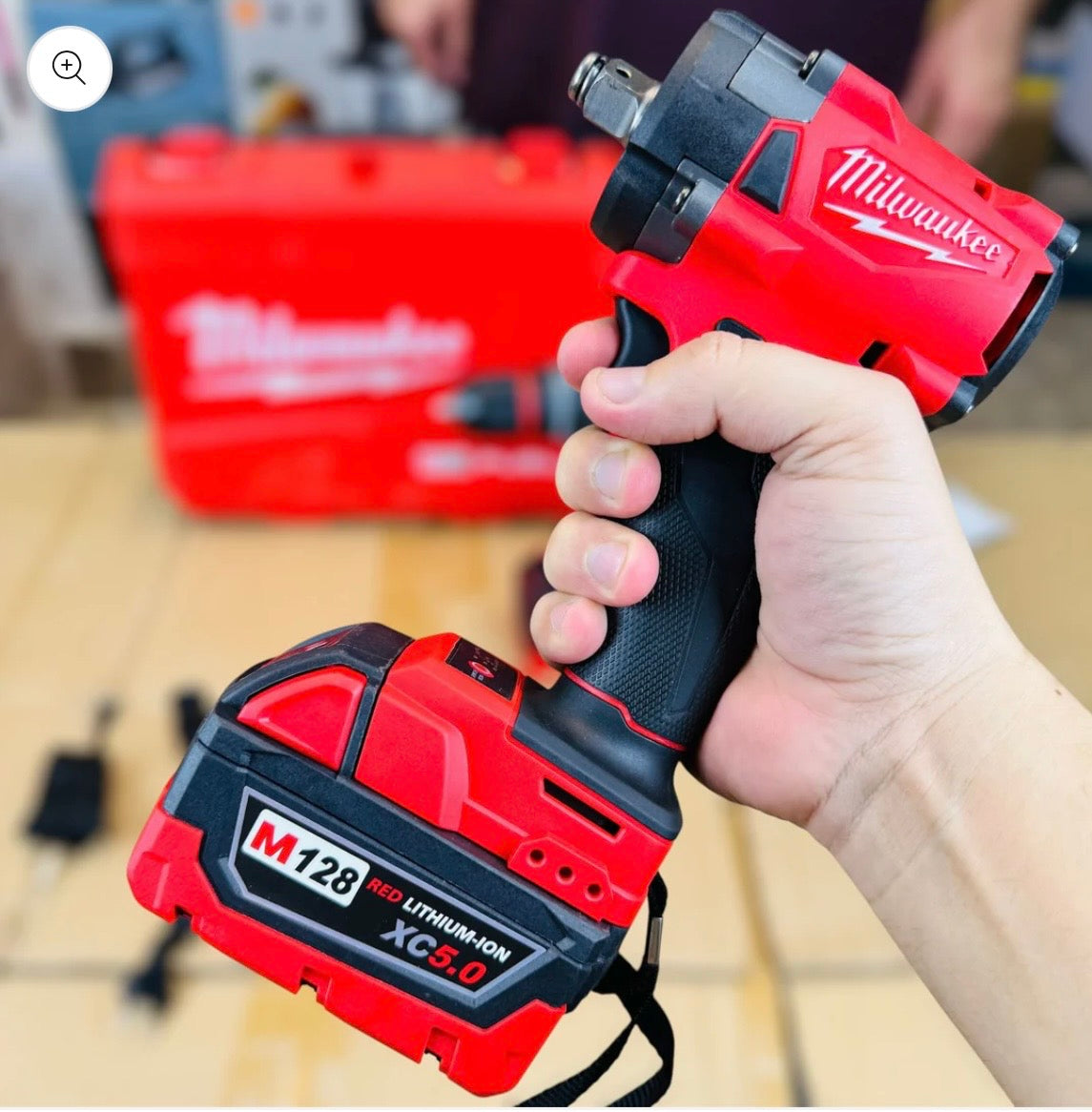 Milwaukee M128 2-in-1 Combo Kit Professional Drill & Impact Set – Long Backup, High Torque