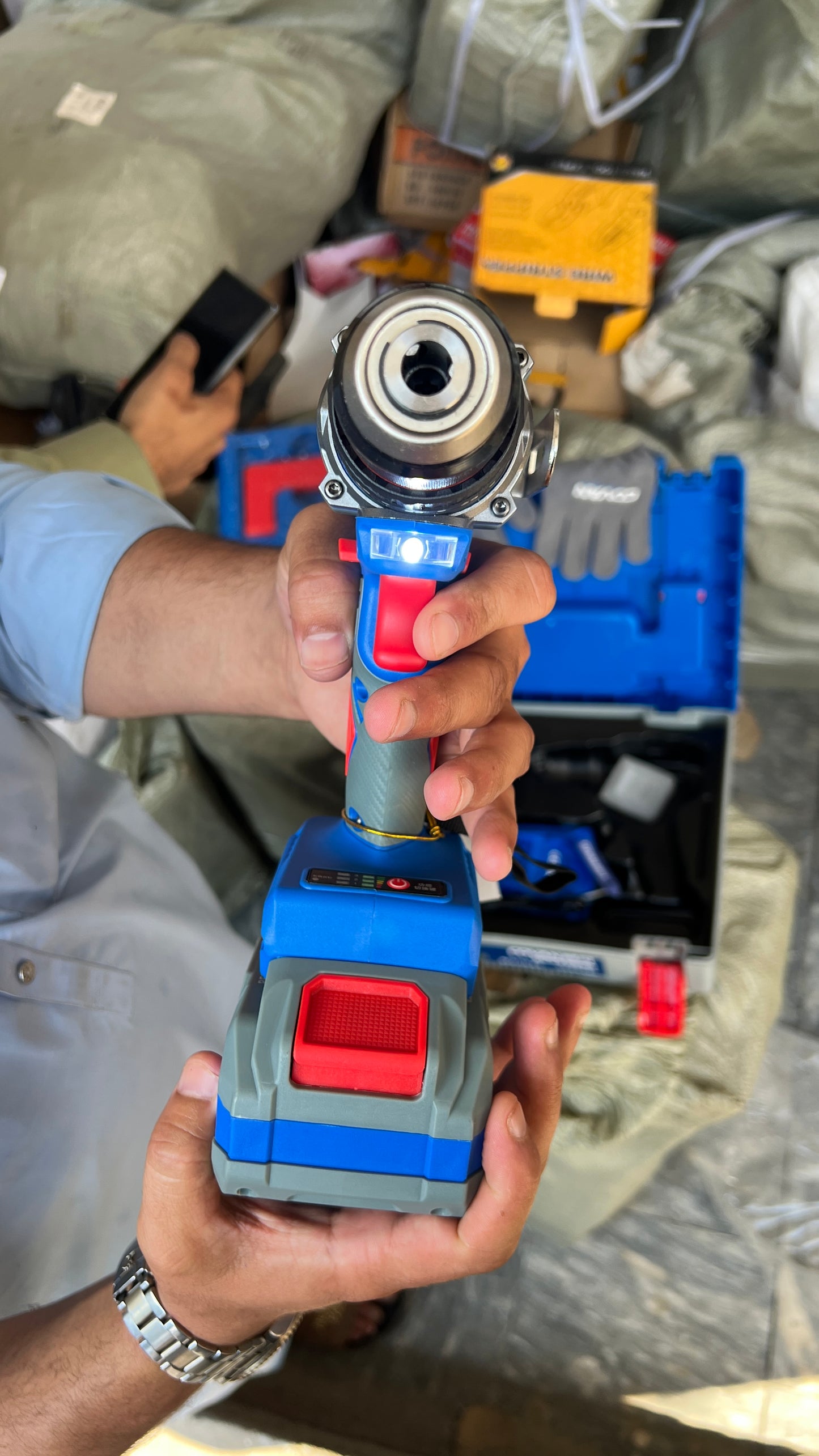 🔧 Covan Rechargeable Drill – Powerful 128V Heavy Duty