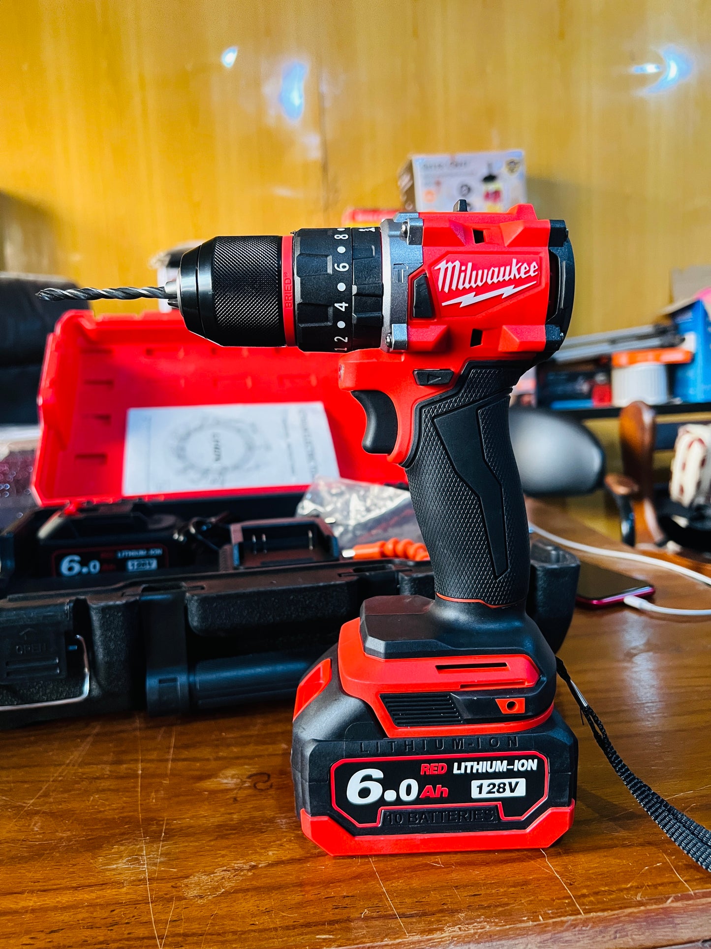 MILWAUKEE 128v commercial FUEL Hammer Drill & Driver