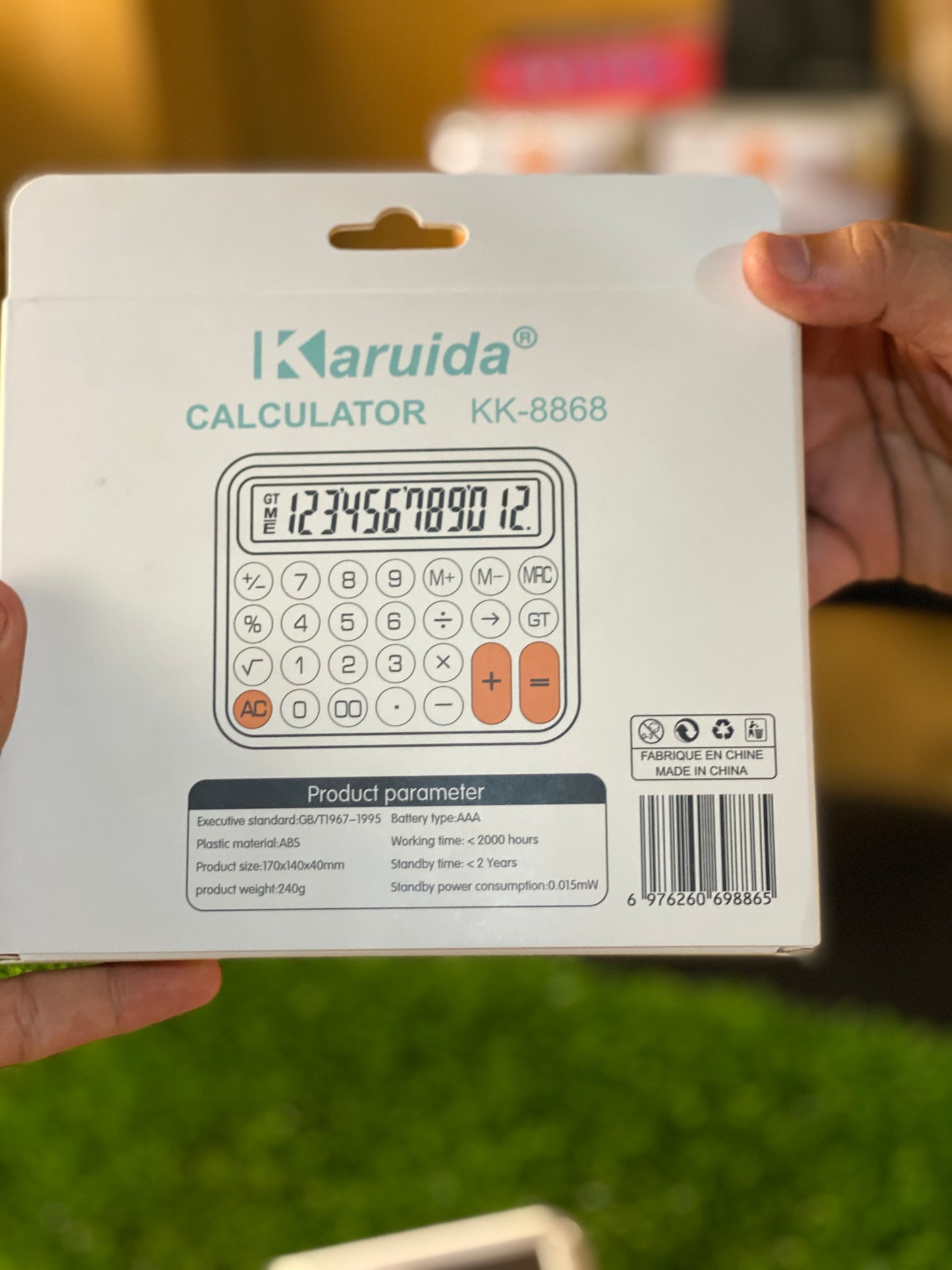 lott imported high quality calculator. Karuida KK-8868