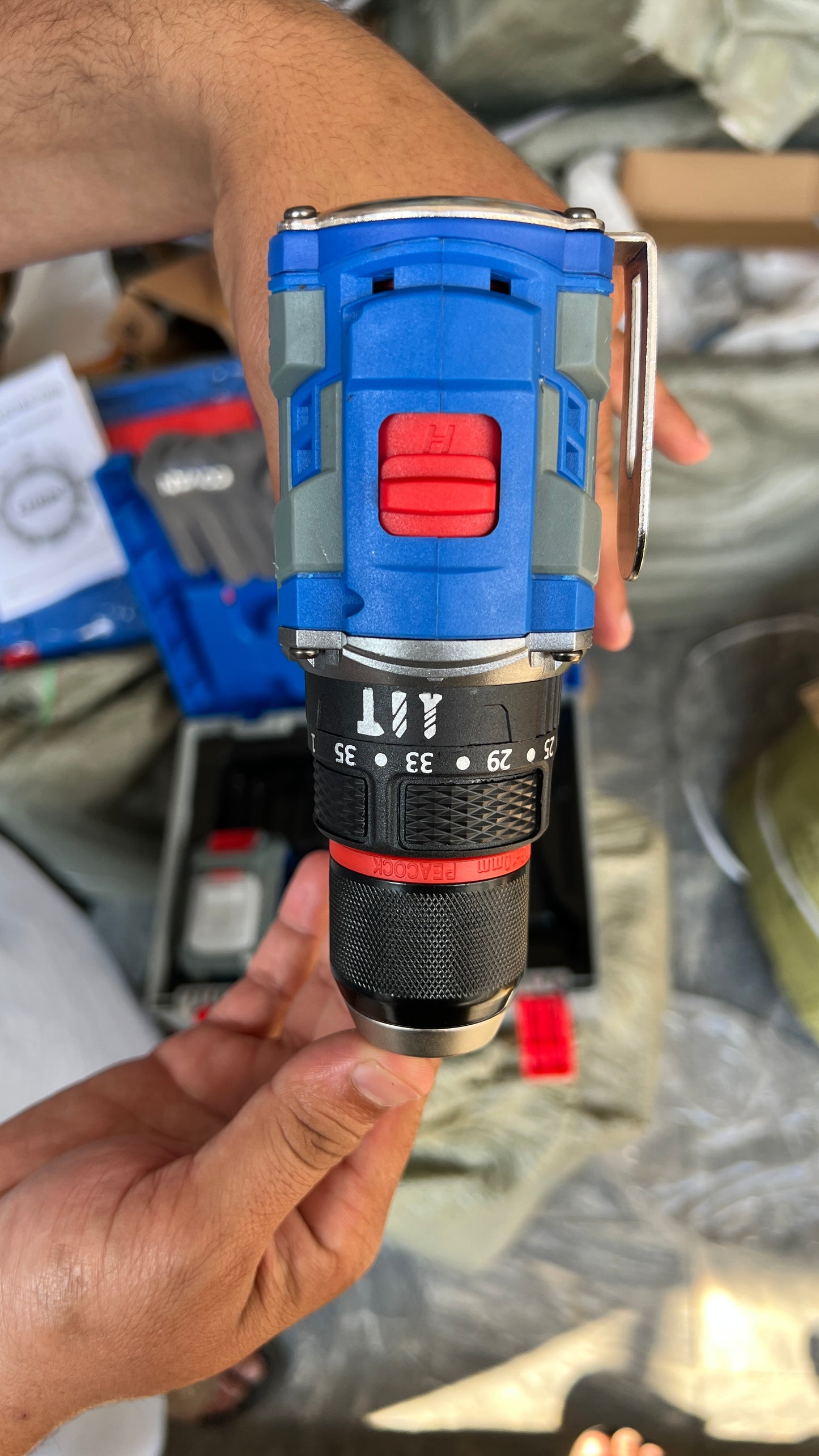 🔧 Covan Rechargeable Drill – Powerful 128V Heavy Duty