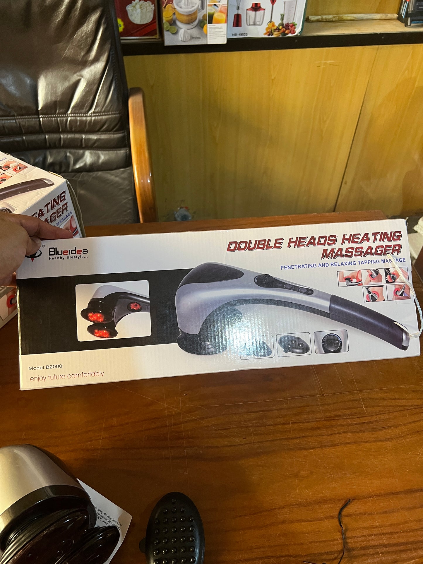 Double Head Full Body Massager Best Quality -  Full Body Hand Held Double Headed Massage Machine