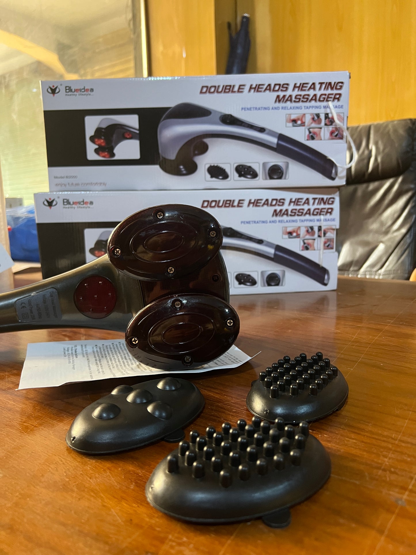 Double Head Full Body Massager Best Quality -  Full Body Hand Held Double Headed Massage Machine