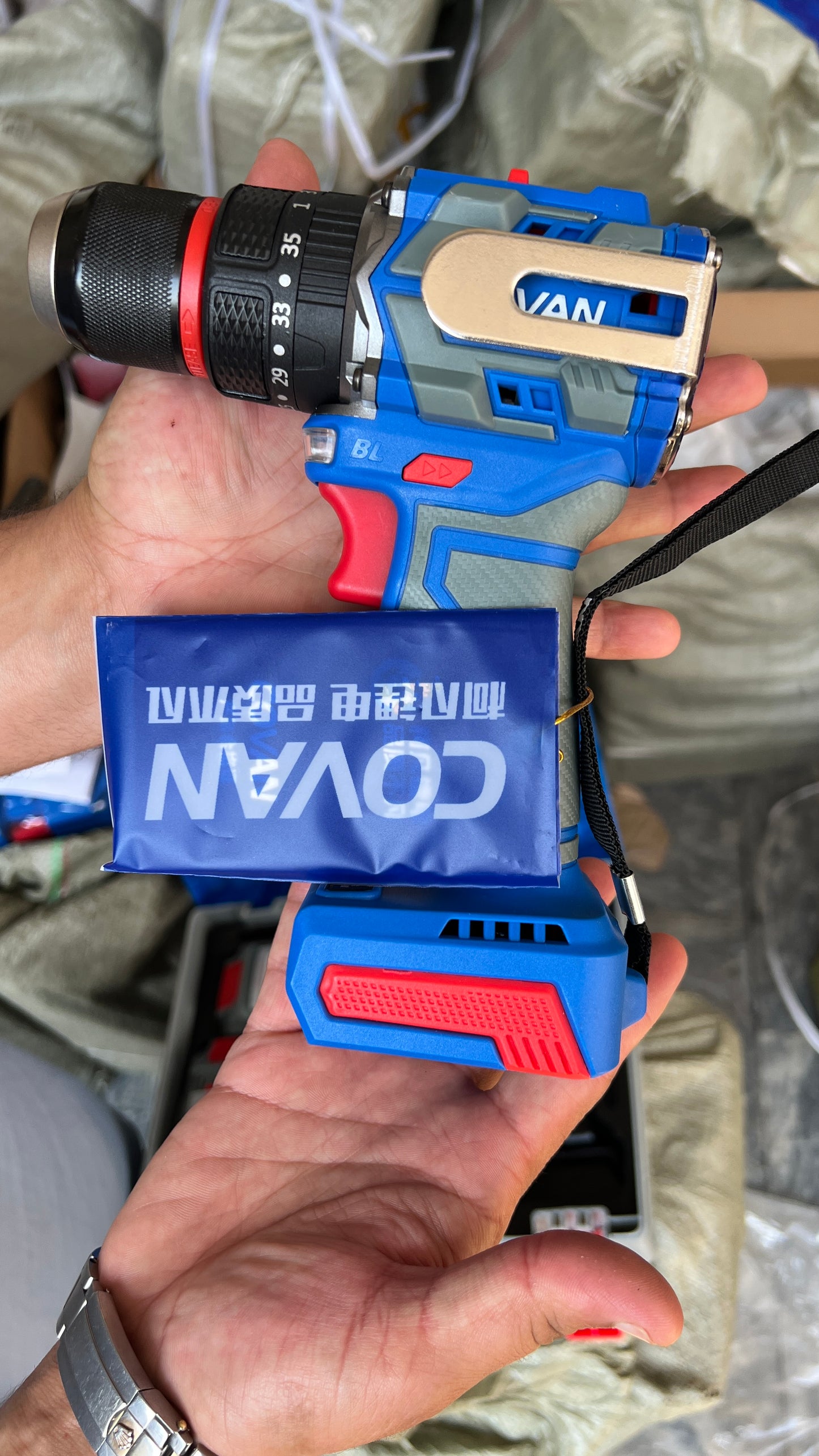 🔧 Covan Rechargeable Drill – Powerful 128V Heavy Duty