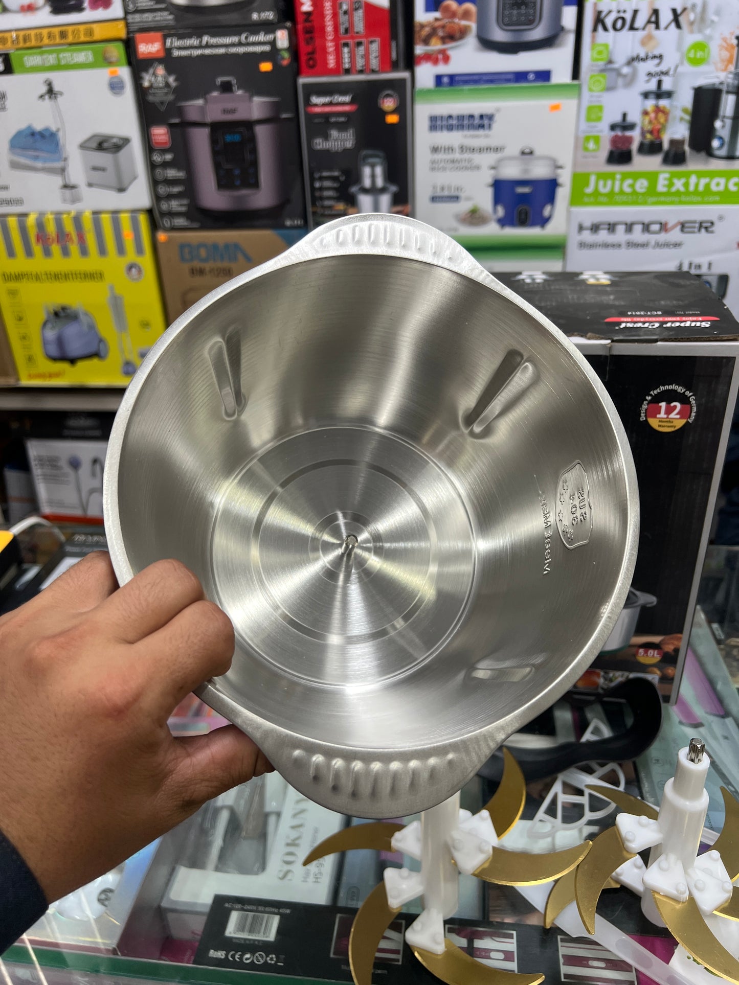 GERMANY Imported 5L SUPER CREST brand Meat and Vegetable Chopper LOT IMPORTED