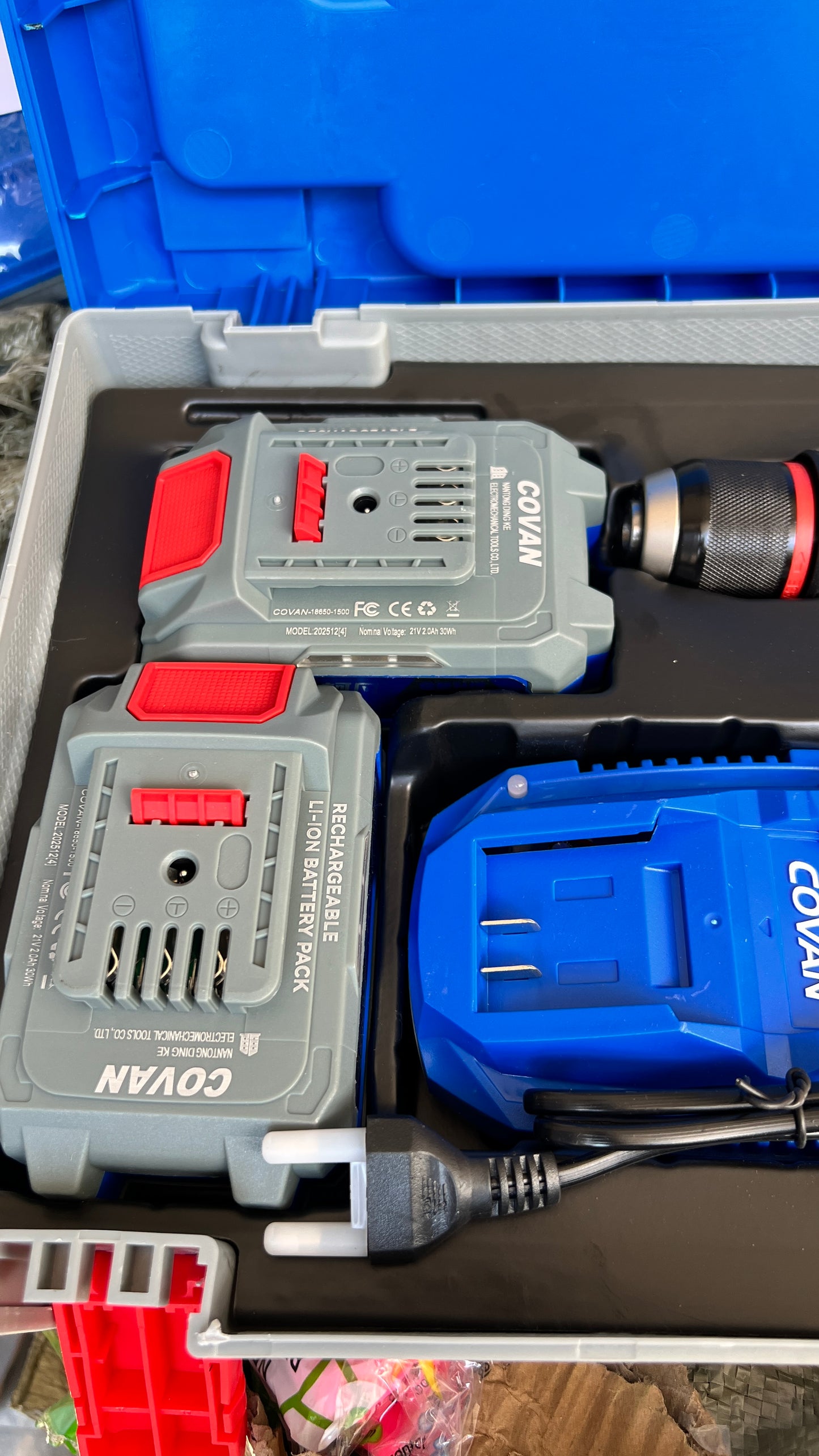 🔧 Covan Rechargeable Drill – Powerful 128V Heavy Duty