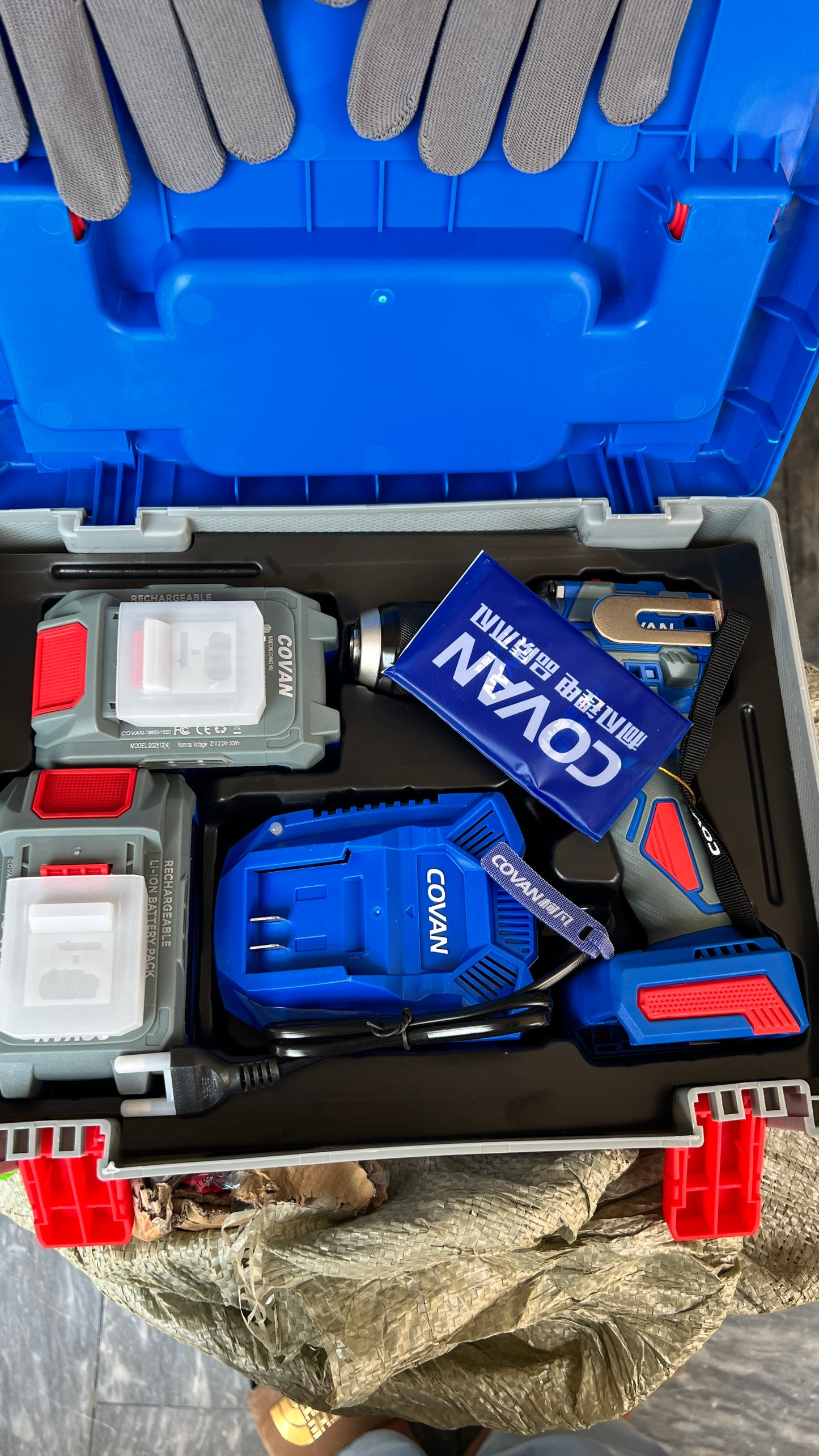 🔧 Covan Rechargeable Drill – Powerful 128V Heavy Duty