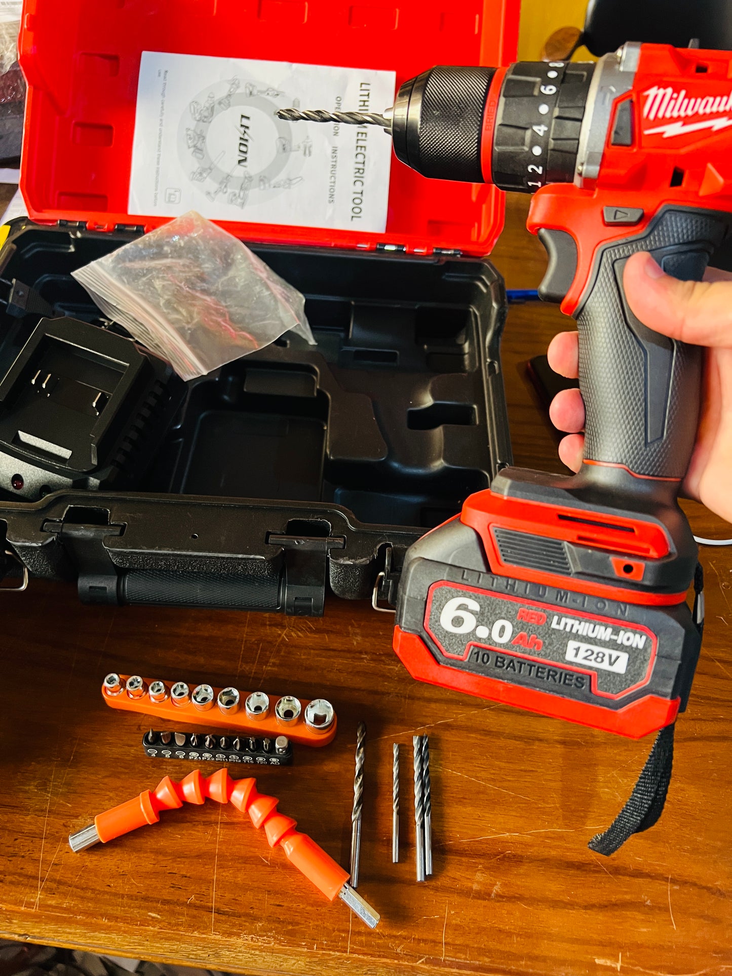 MILWAUKEE 128v commercial FUEL Hammer Drill & Driver