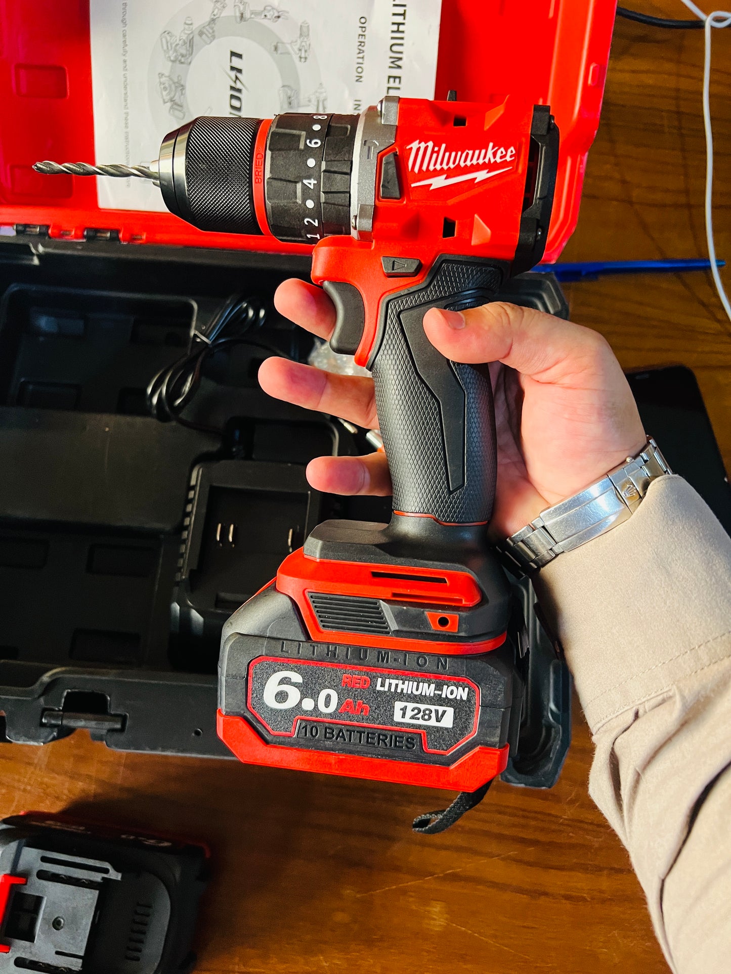 MILWAUKEE 128v commercial FUEL Hammer Drill & Driver
