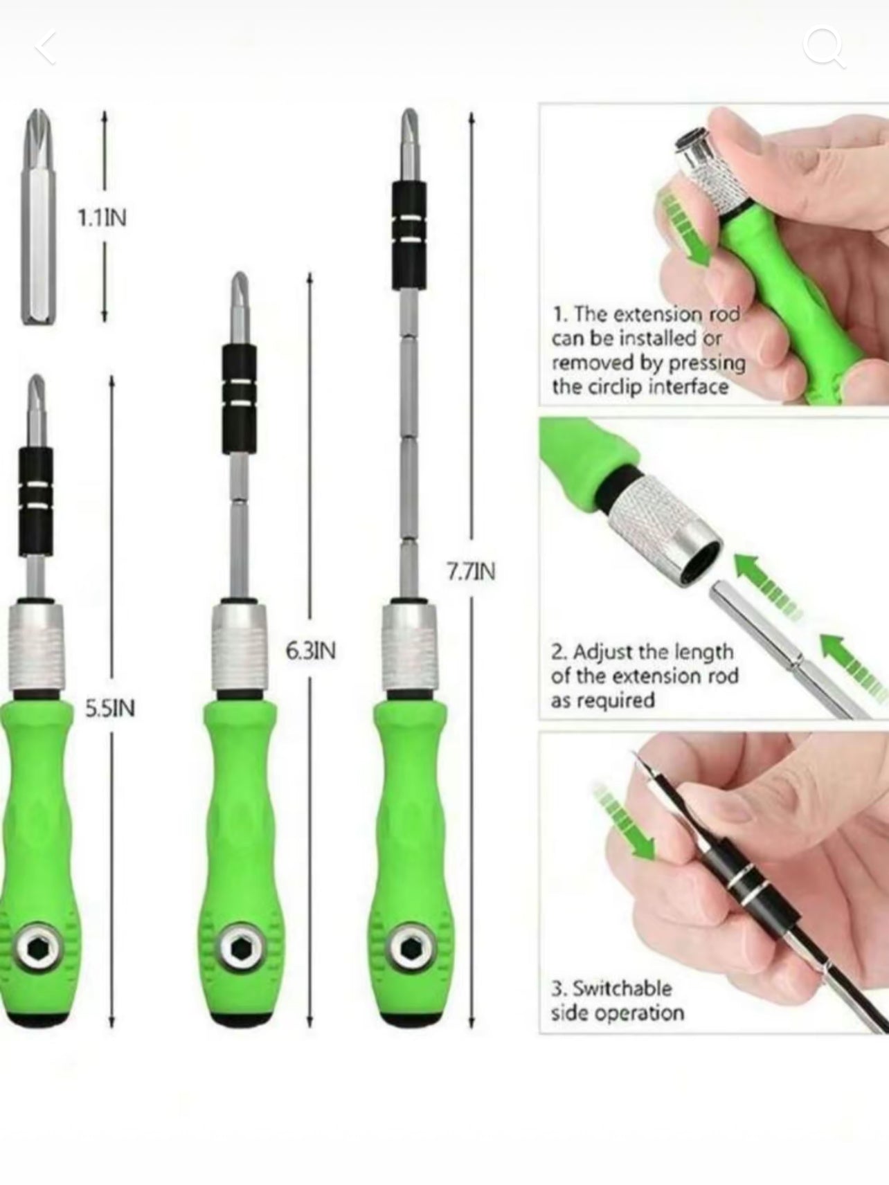 32 in 1 Precision Screwdriver Set Multi-purpose Mini Magnetic Screwdriver