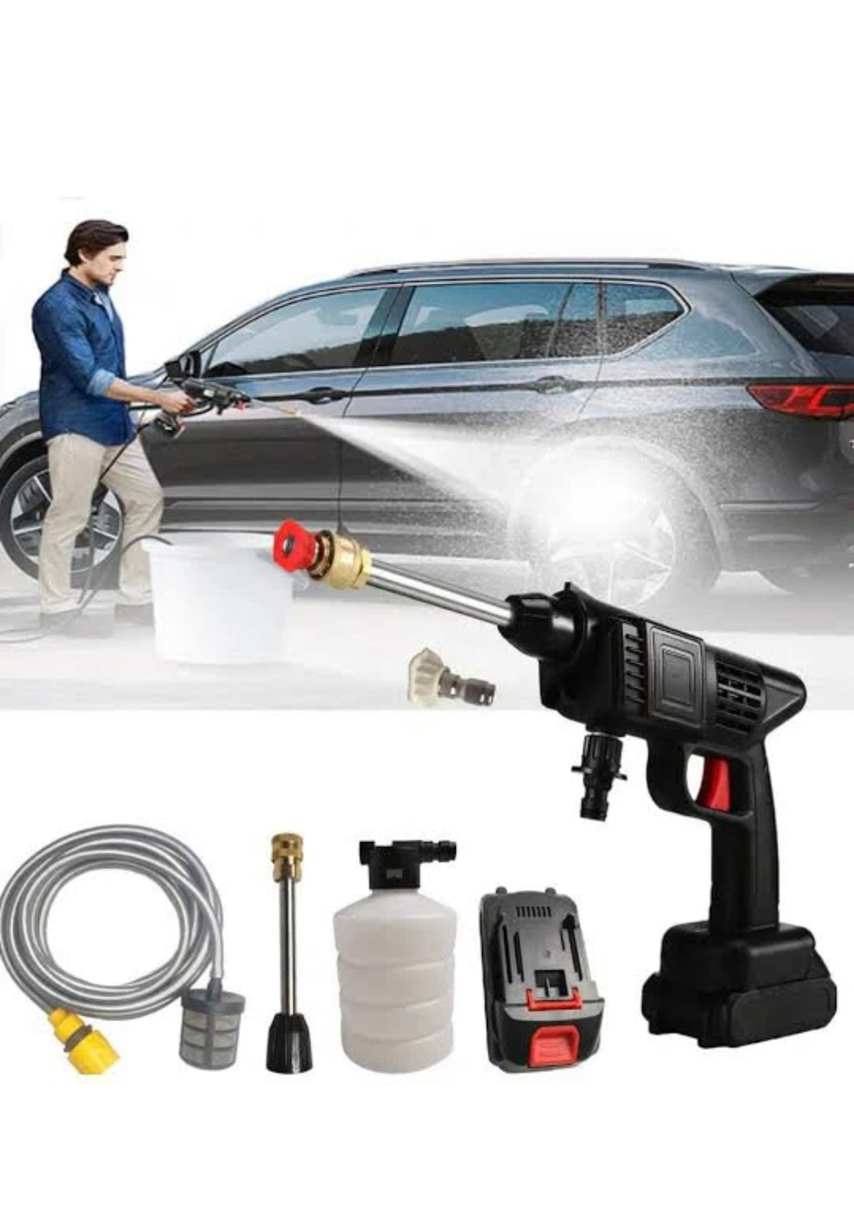 (68V) DONKIN Cordless Rechargeable High Pressure Washer