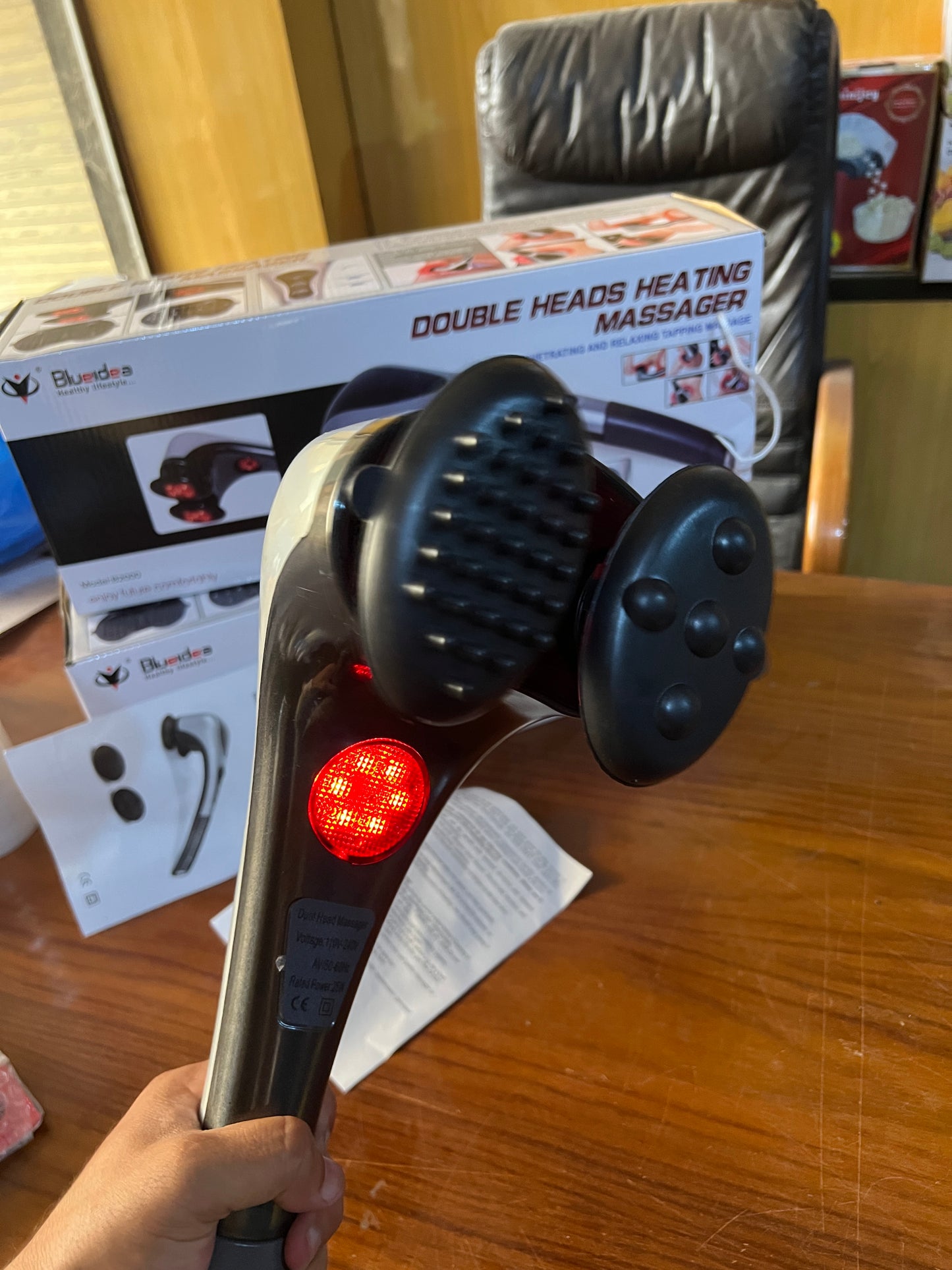 Double Head Full Body Massager Best Quality -  Full Body Hand Held Double Headed Massage Machine