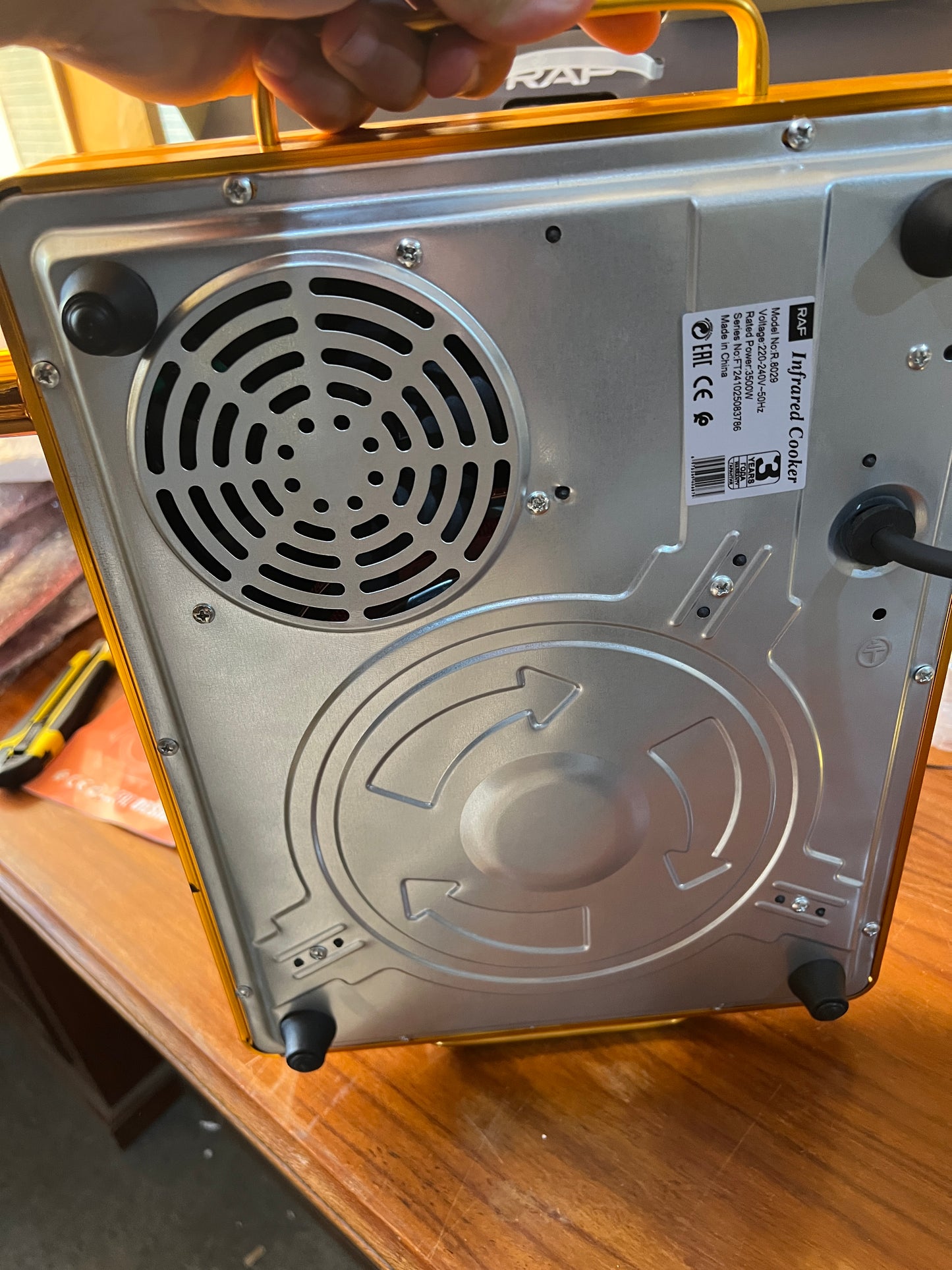 Solar electric Infrared Cooker & Hot Plate R.8029– Electric Stove with Large Fire Power – 3500W