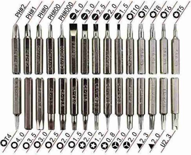 32 in 1 Precision Screwdriver Set Multi-purpose Mini Magnetic Screwdriver