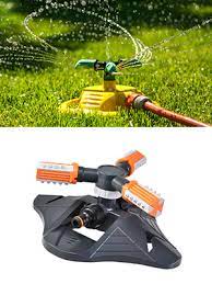 3 Arms Nozzles 360 Automatic Rotating Gardening Watering Sprinkler